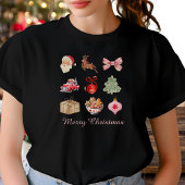 T-shirt Vintage Christmas Cheval