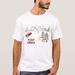 T-shirt Vintage Christmas Village