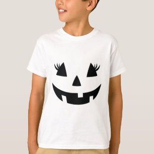 T-shirt Vintage Citrouille Face Jackolantern Jack-o'-lante