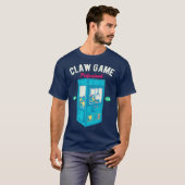 T-shirt Vintage Classic Claw Game Arcade Professional (Devant entier)