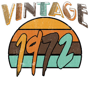 T-Shirt Vintage Classique 1972