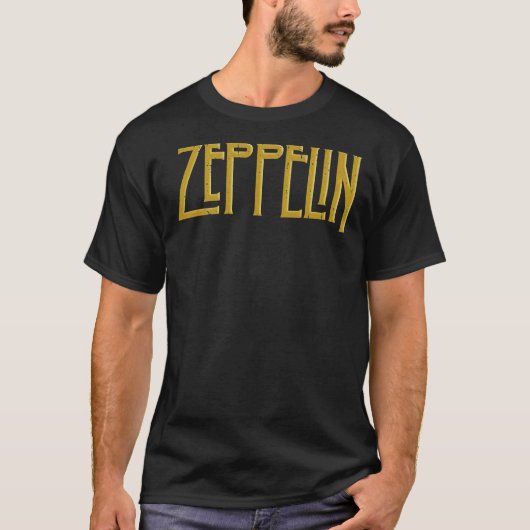 T-shirt Vintage classique Zeppelin (Devant)