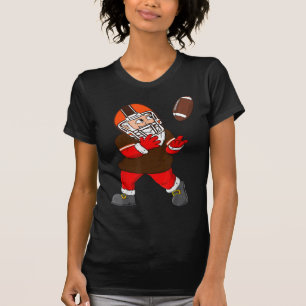 T-shirt Vintage Cleveland Noël Santa Claus Football ou
