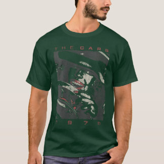 T-shirt vintage col V roulé Goodimes Cars pour fem