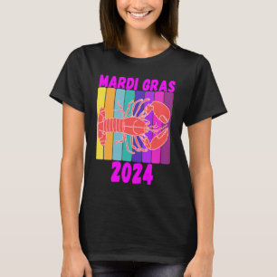T-shirt Vintage Colorful Retro Mens Fun Femmes 2024 Mardi