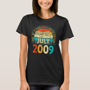 T-shirt Vintage consterné Awesome depuis Juillet 2009 14 A