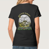 T-shirt vintage cool feu de camp route (Dos)