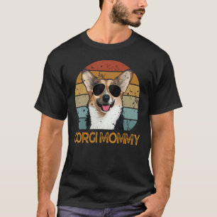 T-shirt Vintage Corgi maman mignonne chien propriétaire an