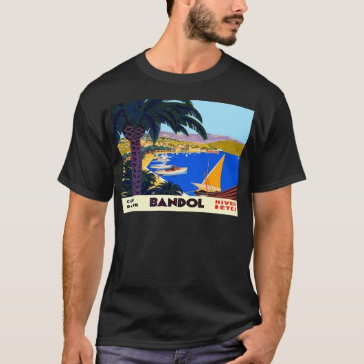 T-shirt Vintage Côte d'Azur (Devant)