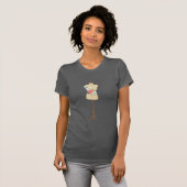 T-shirt Vintage couture robe mignonne (Devant entier)