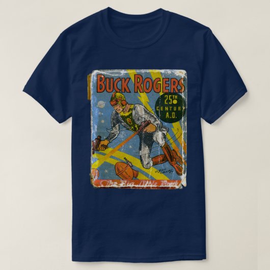 T-shirt Vintage Couverture du magazine Buck Rogers (Design devant)