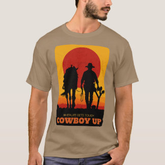 T-shirt Vintage Cowboy
