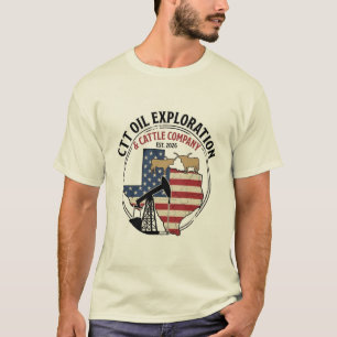 T-shirt Vintage Cowboy Occidental Éleveur de Ranch Pétroli