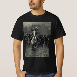 T-shirt Vintage Cowboys, une débandade par Frederic Reming