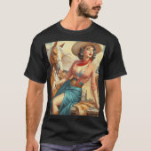 T-shirt Vintage Cowgirl (Devant)
