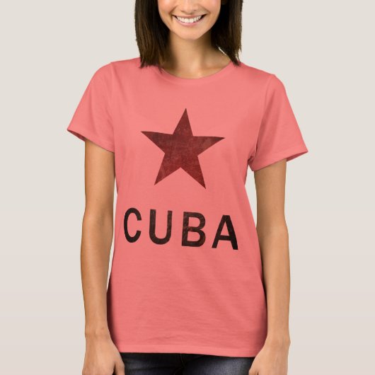 T-shirt Vintage Cuba (Devant)