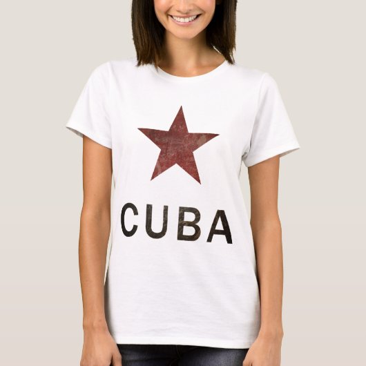 T-shirt Vintage Cuba (Devant)
