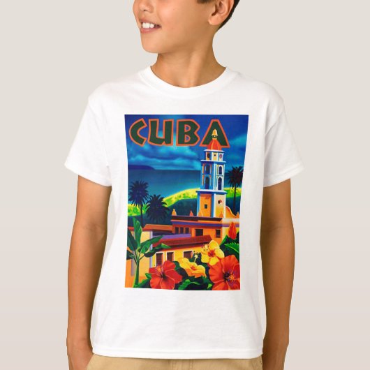 T-shirt Vintage Cuba (Devant)