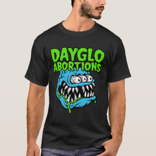 T-shirt Vintage Dayglo Abortions Band Rock Cadeau Pour Fan