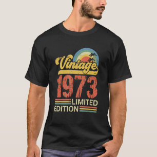 T-shirt vintage de 50 ans 1973 50e anniversaire