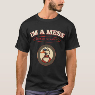 T-Shirt Vintage de Canard Dessiné – Je suis un dés