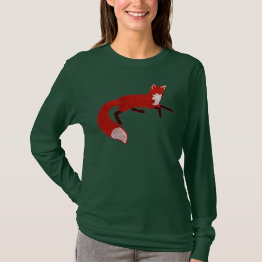 T-shirt vintage de conception de Fox (Devant)