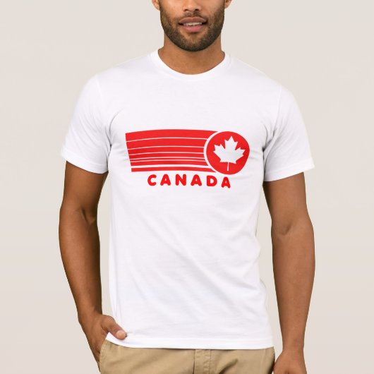 T-shirt vintage de feuille d'érable du Canada (Devant)