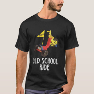 T-shirt vintage de grande roue de tour de vieille