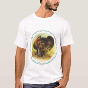 T-shirt vintage de la Turquie de thanksgiving de