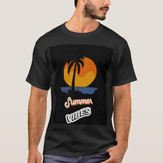 T-shirt vintage de la vibe estivale
