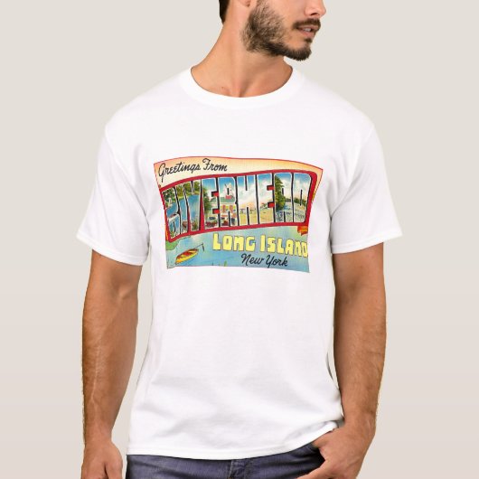T-shirt vintage de Riverhead Long Island (Devant)