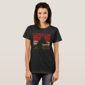 T-shirt Vintage de singe capucin (Devant entier)