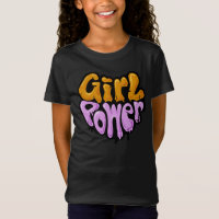 T-shirt vintage de style rétro Power Girl