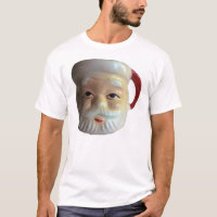 T-shirt vintage de tasse de Père Noël