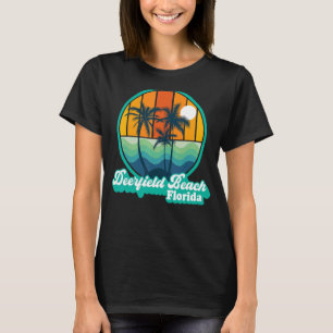 T-shirt Vintage Deerfield Beach Floride Été 90s Plage S