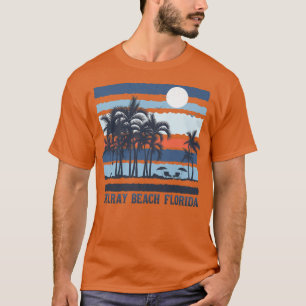 T-shirt Vintage Delray Beach Floride Été 80s Beach Souv
