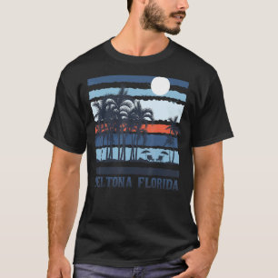 T-shirt Vintage Deltona Florida Summer Travel 80s Plage So