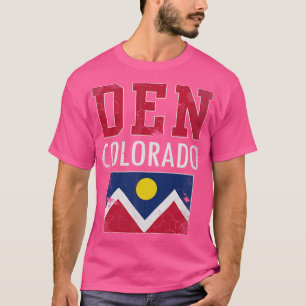 T-shirt Vintage Denver Colorado Accueil Famille d'amour