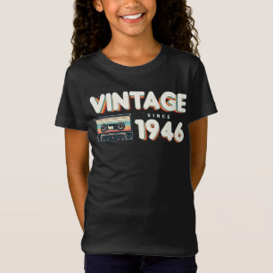 T-Shirt Vintage depuis 1946 Nostalgic & musique Vintage Na