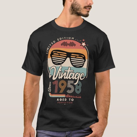 T-shirt Vintage depuis 1958 (Devant)