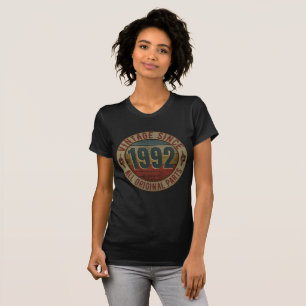 T-SHIRT VINTAGE DEPUIS 1992 TOUTES PIÈCES D'ORIGINE