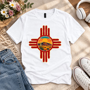 T-shirt vintage désert soleil Zia Nouveau-Mexique