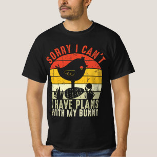T-shirt Vintage Désolé je ne peux pas, j'ai des plans avec