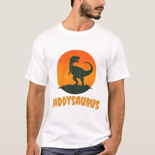 T-shirt Vintage Dino Power - T-Rex Rétro (Devant)