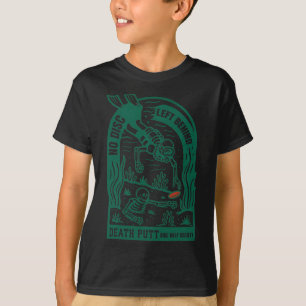 T-shirt Vintage Disc Golf Aucun Disque Laissé Derrière Drô