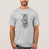 T-shirt vintage Distressed Bee (Devant)