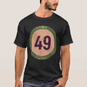T-shirt Vintage Distressed Number 49 (Devant)