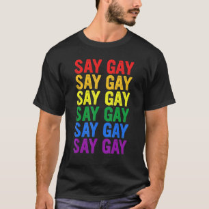 T-shirt Vintage Dites Gay Nous Dit Gay Floride Lgbt Pride