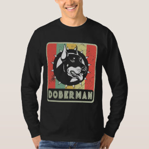 T-shirt Vintage Doberman Dog For Dog Lover