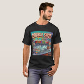 T-Shirt Vintage Double Shot (Devant entier)